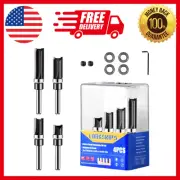 Pattern Flush Trim Router Bit Set 4PCS 1/4 Inch Shank Top Bearing Flush Trim New