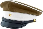 [militaryharbor] WWII Japanese IJA Army Ministry of Justice EM visor cap wool olive drab