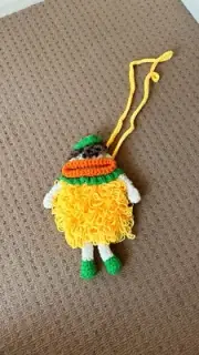 Women Crochet crossbody bag Cute Quirky Fun Design with Mouth Opening