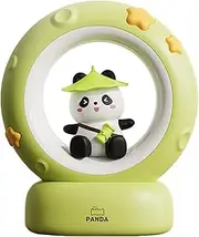 [Générique] Cute Night Light, Moon Panda Bedside Lamp, 4.72 x 2.6 x 5.55 Inches Tap Control, 3 Brightness Levels, Soft Ambient Glow, Cartoon Bedroom Lighting for Girls, Kids, Teen, Boys and Adults