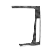 Real Carbon Fiber for Q5L FY SQ5 2018-2024 LHD Center Console Gear Panel Outer Frame Trim Sticker D Carbon Fiber Pattern