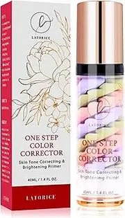 One Step Concealers, Makeup Prime, Colour Corrector, Skin Tone Correcting and Brightening Primer,