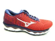 MIZUNO WOMEN'S WAVE SKY 3 WAVEKNIT PURPLE PORTION WHITE SHOES SIZE 7
