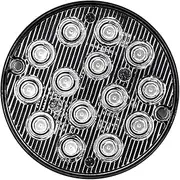 Flashing Lights,Round Emergencies Lamp | 12-24V 14 LED Warning Light Flashing Truck Side Marker Lamp for Car Construction Vehicles