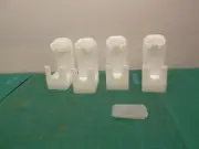 4 PCS Electric Toothbrush Holder, 2 in 1 Holder and Cup Holder Set, (White)
