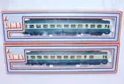 Lima HO 1:87 DB VT 628 Créme/Turkois 2-Unit DIESEL MULTIPLE UNIT MIB`85 RARE!