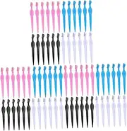 FRCOLOR 3sets Mini Eyebrow Shaver Compact Travel Razor Precision Trimming for Fine Hairs Easy Wash Non-slip Grip Face Lip Hair Removal 24pcs*3