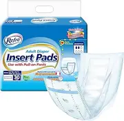 Adult Diaper Insert Pads, with Use with Pull-on Pants, 30 Count