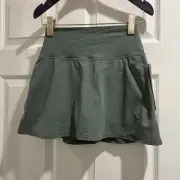 NWT Lululemon Align High-Rise Skirt Grey Eucalyptus Size : 6