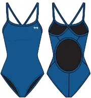 [TYR] Girls Solid Diamondback Swim Suit