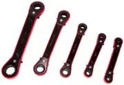 SAE Standard Off-Set Ratcheting Box End Wrench Socket Ratchet Offset Tool Set