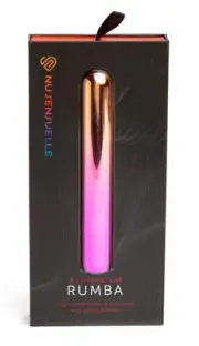NU Sensuelle Aluminium Rumba Ombre Rechargeable Dual Motor Vibrator Massager