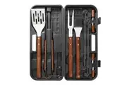 OZZYCOOK Wooden Handle Grilling Tool Set (13 Pieces)