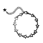 Hollow Star Bracelets Gothic Five-pointed Star Bracelets Hip Hop Link Chain