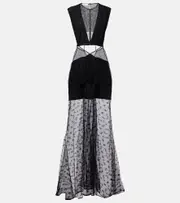 [Stella McCartney] Stella McCartney Lace gown AU 10 black