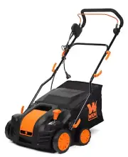 WEN DT1516 16-Inch 15A 2-in-1 Electric Dethatcher and Scarifier/Collection Bag