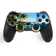 Skins Decal Wrap for PS4 / PS4 Pro Controller - Beach Water Palm Trees