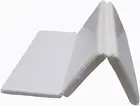 Braffy Portacot Mattress Portable Foldable Cot Travel Cot Foam Mattress, Whit...