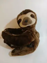 Adventure Planet Plush Sloth Backpack.