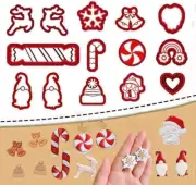 14 Shapes Christmas Clay Cutters Christmas Clay Earrings Cutters Set