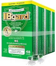 IBgard® for Irritable Bowel Syndrome (IBS) Symptoms Including, Abdominal Pain, Bloating, Diarrhea, Constipation, 48 Capsules (3 Pack)