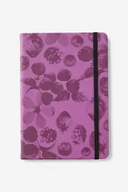 [Typo] Typo - A5 Buffalo Journal - Purple orchid berry bloom SOLID PURPLE ORCHID BERRY BLOOM