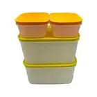 Tupperware Freezer Mates Plus Small 1-3/4 cup, Medium Deep 11 Cups Set of 4