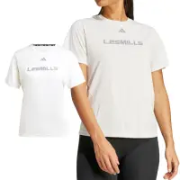 在飛比找momo購物網優惠-【adidas 愛迪達】Les Mills 女款 白色 吸濕