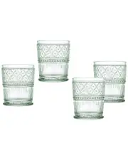 Godinger Set of 4 Claro Double Old Fashioned Glasses
