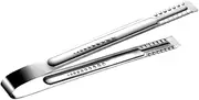 Stainless Steel Food Tong for BBQ Ergonomic Practical Clip for Steak and Pastries Multi Functional Kitchen Tool for Grilling and Serving Fresh Fruits Vegetables and Salads