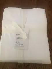 Pottery Barn Classic 400 Thread Count Queen Sheet Set NWT White Flat Fitted