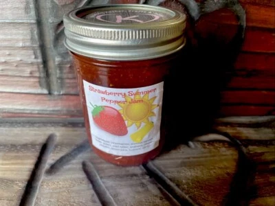 Strawberry Summer Pepper Jam 8 Ounces