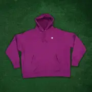 Champion Purple Men's Reverse Weave Fleece Hoodie