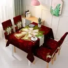 Christmas Tablecloth Rectangle Table Cover Cloth Xmas Dinner Party Home Decor