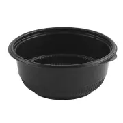 Microraves Incredi-Bowl Round M5800 Series PP Bowl Black 16 oz | 250/Case