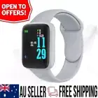 Smartwatch Fitness Tracker Smart Bluetooth Watch Heart iOS iPhone Android WHITE