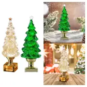Light up Christmas Tree Snow Globe Christmas Decor for Entryway Friends