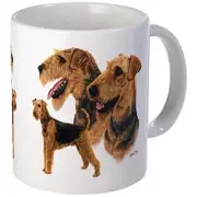 11oz mug Airedale Terrier - Ceramic Printed Coffee Tea Cup Gift