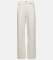 [Re/Done] Re/Done High-rise straight jeans 32 white