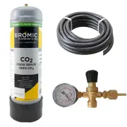 Gas Bottle Kit Regulator FOOD CO2 - 2.2Lt C02 -Kegerator Keg Beer Brewing Fridge