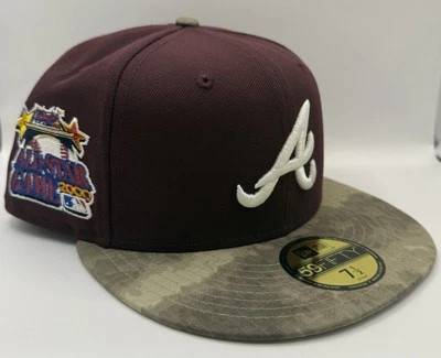 Size 7 1/2 - Hat Club Exclusive New Era Atlanta Braves Water Color Pack