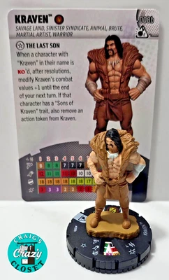 HeroClix Kraven 008b Marvel Smash and Destroy Set New Common