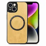 Phone Case Compatible with MagSafe for iPhone 14 Plus,PU Leather Coated PC+TPU Hybrid Cover