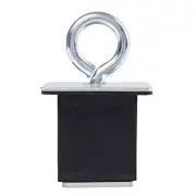 KEEPER 89602 Stake Pocket Steel Ring Rubber Block Tie-Down Anchor Point