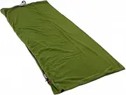 Coleman Stratus Fleece Sleeping Bag Liner, 50°F Sleeping Bag for Adults, Adds 12°F More Warmth When Used to Line Another Sleeping Bag, Stuff Sack Included