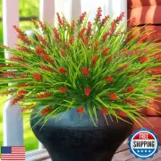 obbsie 36 Bundles Artificial Plants Outdoor, 18.2" UV Resistant Faux Monkey G