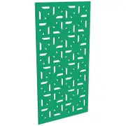 ProtectorAl 300-1200w x 1201-2400h Light Green/Gloss White Mosaic Unframed Composite Deco Panel