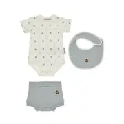 [MONCLER] MONCLER Pure cotton jersey theree-piece set Kids 9-12M 9-12M Blue