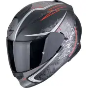 EXO-491 Run Black Red Full Face Helmet