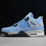 NK AIR JORDAN 4RETROSCHOOL STYLEBLUE男女籃球SHOESAJ4SPORTS SHOES